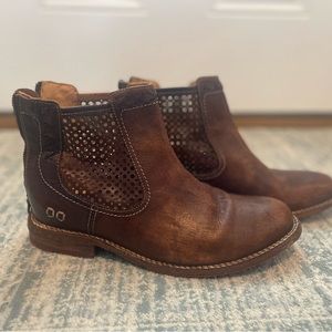 BED STU Baylene Genuine Leather Ankle Boots Size 9
